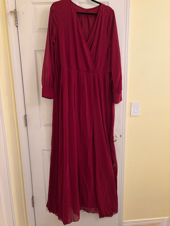 Baltic Born Dresses & Skirts - Elegant Burgundy Baltic Born Lydia Maxi Dress